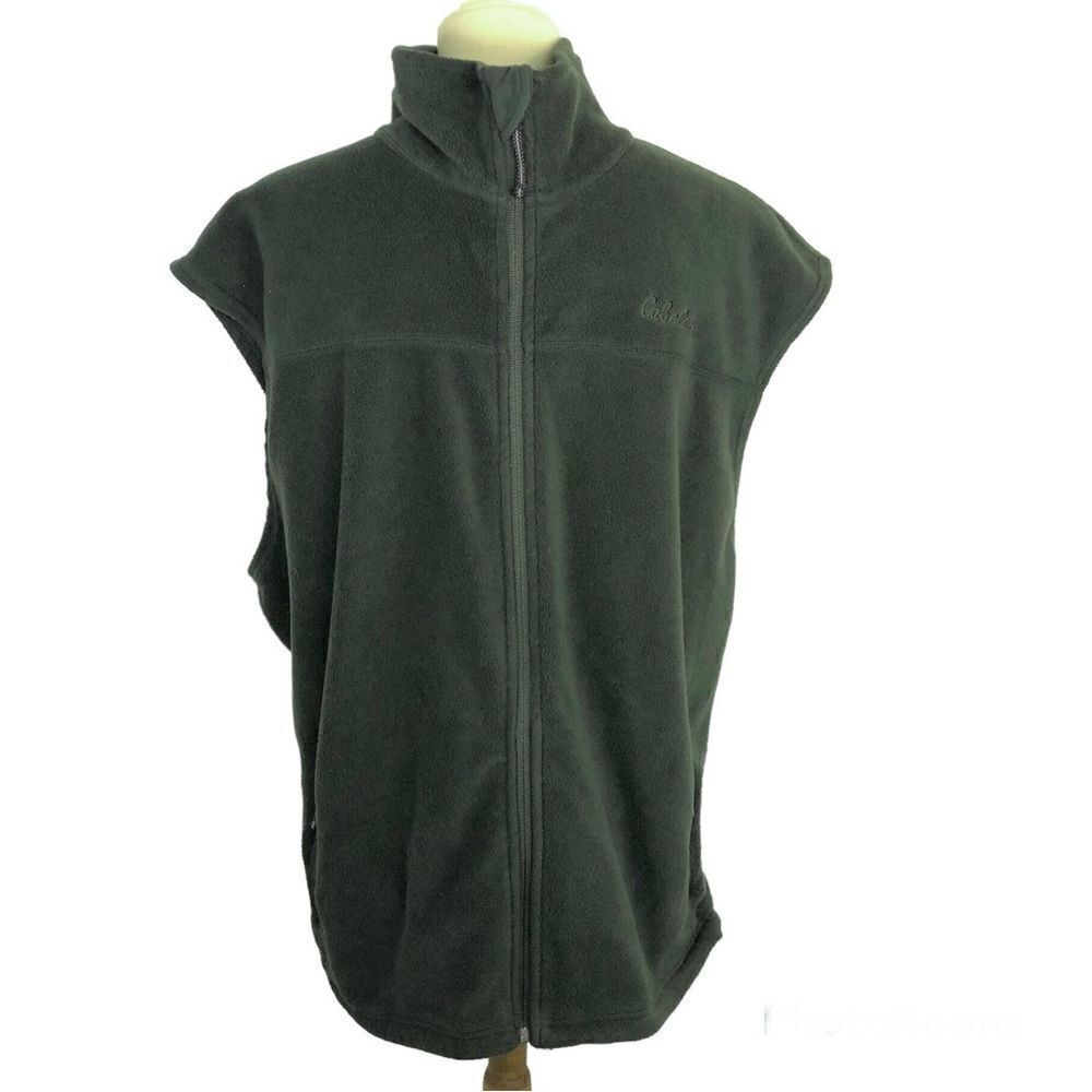 CABELA’S PLUSH FLEECE VEST - Picture 2 of 8